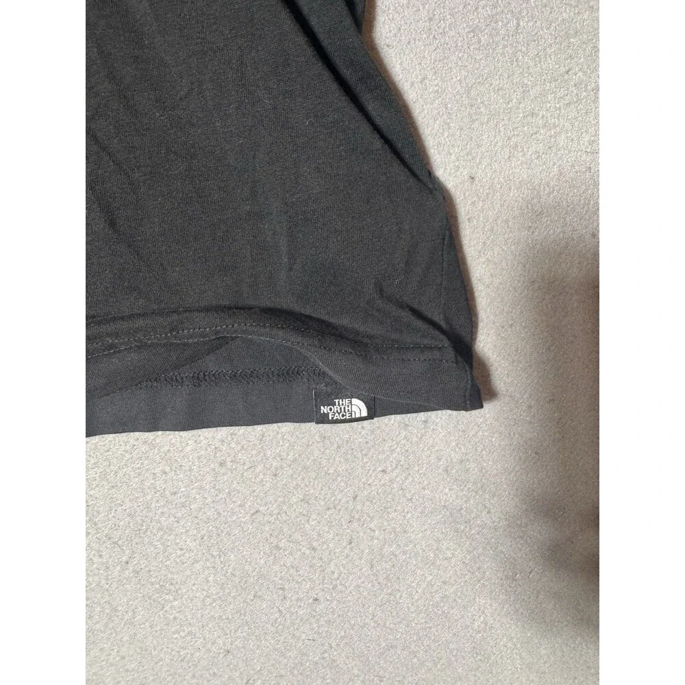 THE NORTH FACE Simple Dome Logo-Print Cotton-Jersey Crewneck T-Shirt Black Sz M